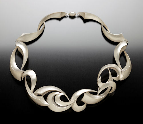Sterling silver neck collar